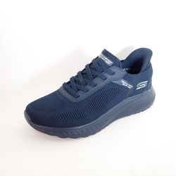 Zapatillas deportivas Skechers 118312 Bobs Squad Chaos Solid Step Azul
