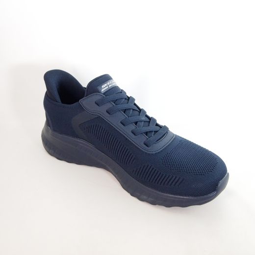 Zapatillas deportivas Skechers 118312 Bobs Squad Chaos Solid Step Azul