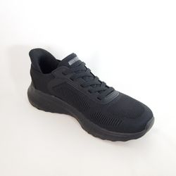 Zapatillas deportivas Skechers 118312 Bobs Squad Chaos Solid Step Negro