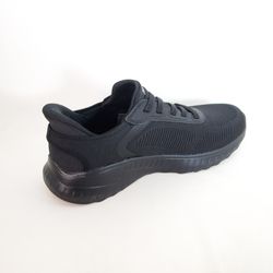 Zapatillas deportivas Skechers 118312 Bobs Squad Chaos Solid Step Negro