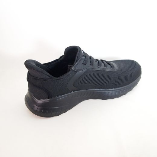 Zapatillas deportivas Skechers 118312 Bobs Squad Chaos Solid Step Negro