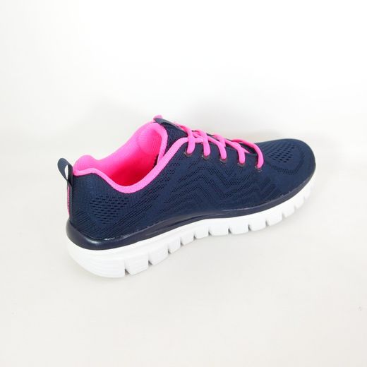 Zapatillas deportivas Skechers 12615 Graceful Get Connected Azul-Rosa