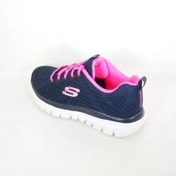 Zapatillas deportivas Skechers 12615 Graceful Get Connected Azul-Rosa