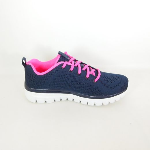 Zapatillas deportivas Skechers 12615 Graceful Get Connected Azul-Rosa