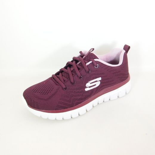 Zapatillas deportivas Skechers 12615 Graceful Get Connected Granate