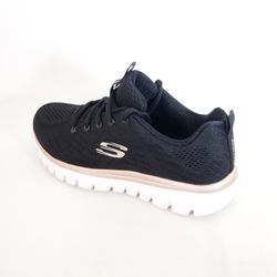 Zapatillas deportivas Skechers 12615 Graceful Get Connected Negro
