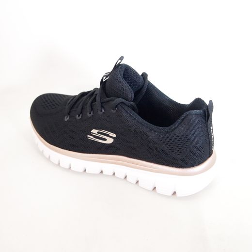 Zapatillas deportivas Skechers 12615 Graceful Get Connected Negro