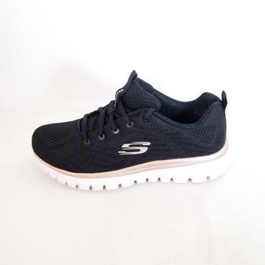 Zapatillas deportivas Skechers 12615 Graceful Get Connected Negro