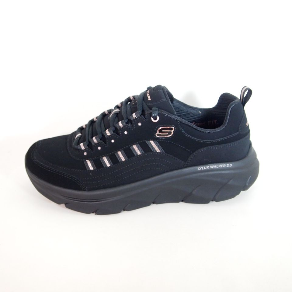 Zapatillas deportivas Skechers 150106 D'Lux 2.0 Golden Step Negro 35