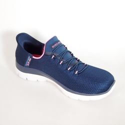 Zapatillas deportivas Skechers 150123 Summits-Diamond Dream Azul y Rosa