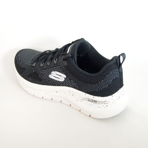 Zapatillas deportivas Skechers 150320 Arch Fit 2.0 Fast Paced Gris y Negro
