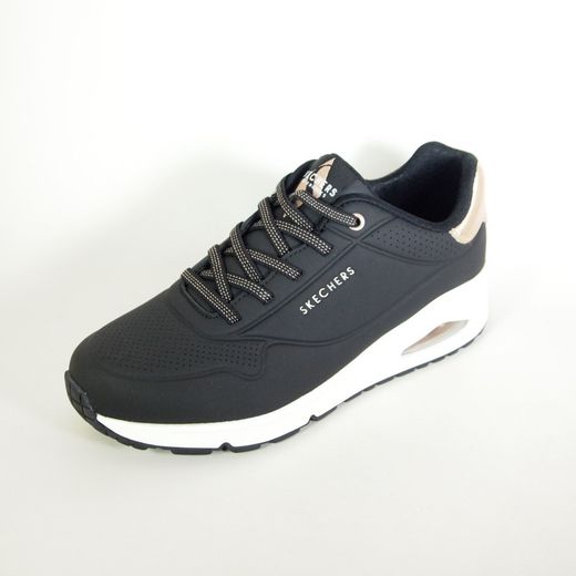 Zapatillas deportivas Skechers 155196BLK Uno Shimmer Away Negro