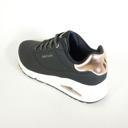 Zapatillas deportivas Skechers 155196BLK Uno Shimmer Away Negro