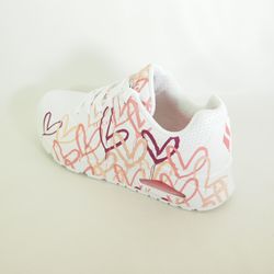 Zapatillas deportivas Skechers 155507 WORL Uno Spread The Love Blanco