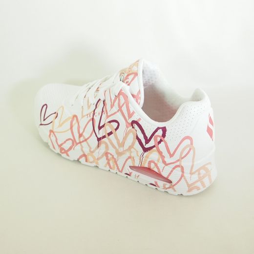Zapatillas deportivas Skechers 155507 WORL Uno Spread The Love Blanco