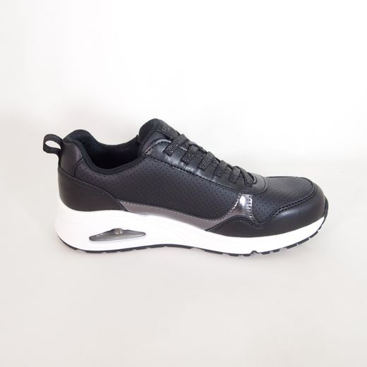 Zapatillas deportivas Skechers 177873 UNO Metallic Sliders Negro