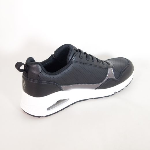 Zapatillas deportivas Skechers 177873 UNO Metallic Sliders Negro