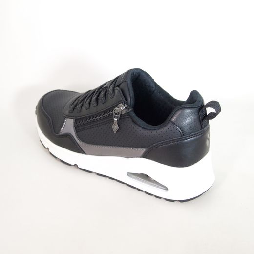 Zapatillas deportivas Skechers 177873 UNO Metallic Sliders Negro