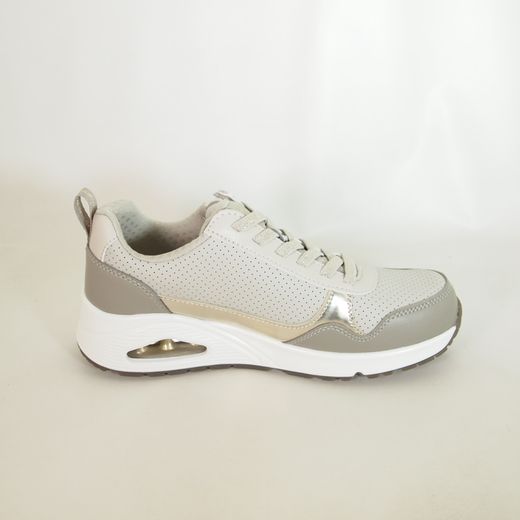 Zapatillas deportivas Skechers 177873 UNO Metallic Sliders Taupe