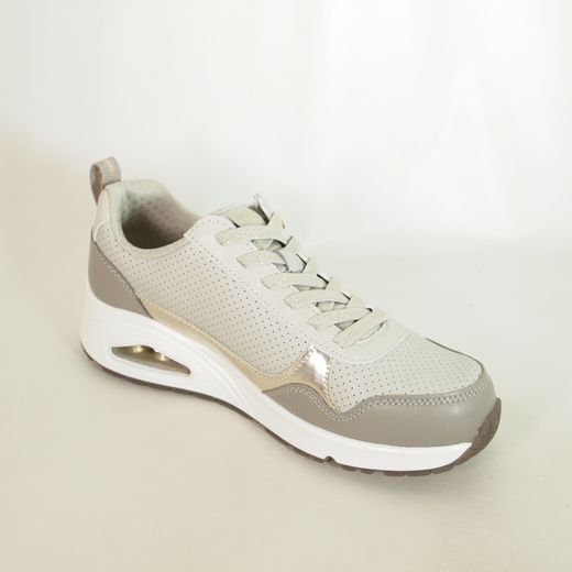 Zapatillas deportivas Skechers 177873 UNO Metallic Sliders Taupe