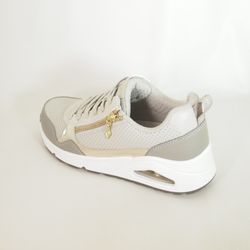 Zapatillas deportivas Skechers 177873 UNO Metallic Sliders Taupe