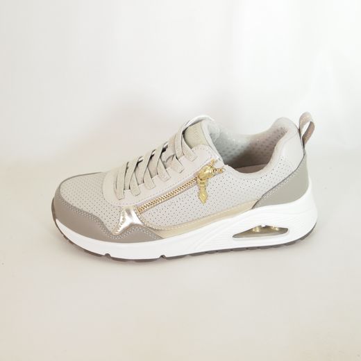 Zapatillas deportivas Skechers 177873 UNO Metallic Sliders Taupe