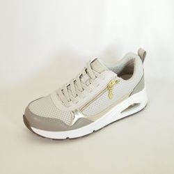 Zapatillas deportivas Skechers 177873 UNO Metallic Sliders Taupe