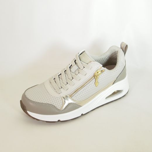 Zapatillas deportivas Skechers 177873 UNO Metallic Sliders Taupe