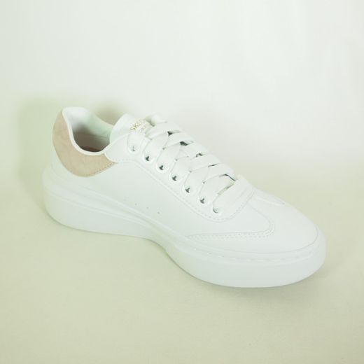 Zapatillas deportivas Skechers 185060_WBK Cordova Classic Best Behavior Blanco y Rosa