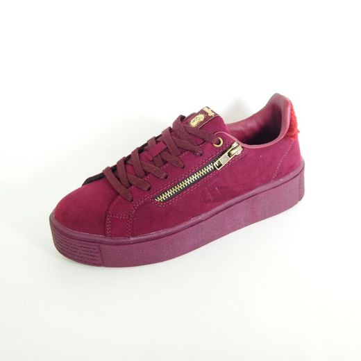 Zapatillas Mustang 69084 Granate