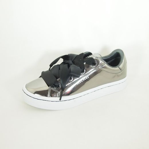 Zapatillas Skechers Hi Lites Liquid Bling 958 Plomo