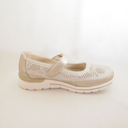 Zapato Amarpies AHI30064 Platino/Gold