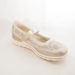 Zapato Amarpies AHI30064 Platino/Gold