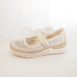 Zapato Amarpies AHI30064 Platino/Gold