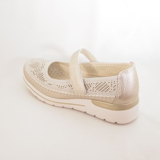 Zapato Amarpies AHI30064 Platino/Gold