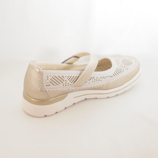 Zapato Amarpies AHI30064 Platino/Gold