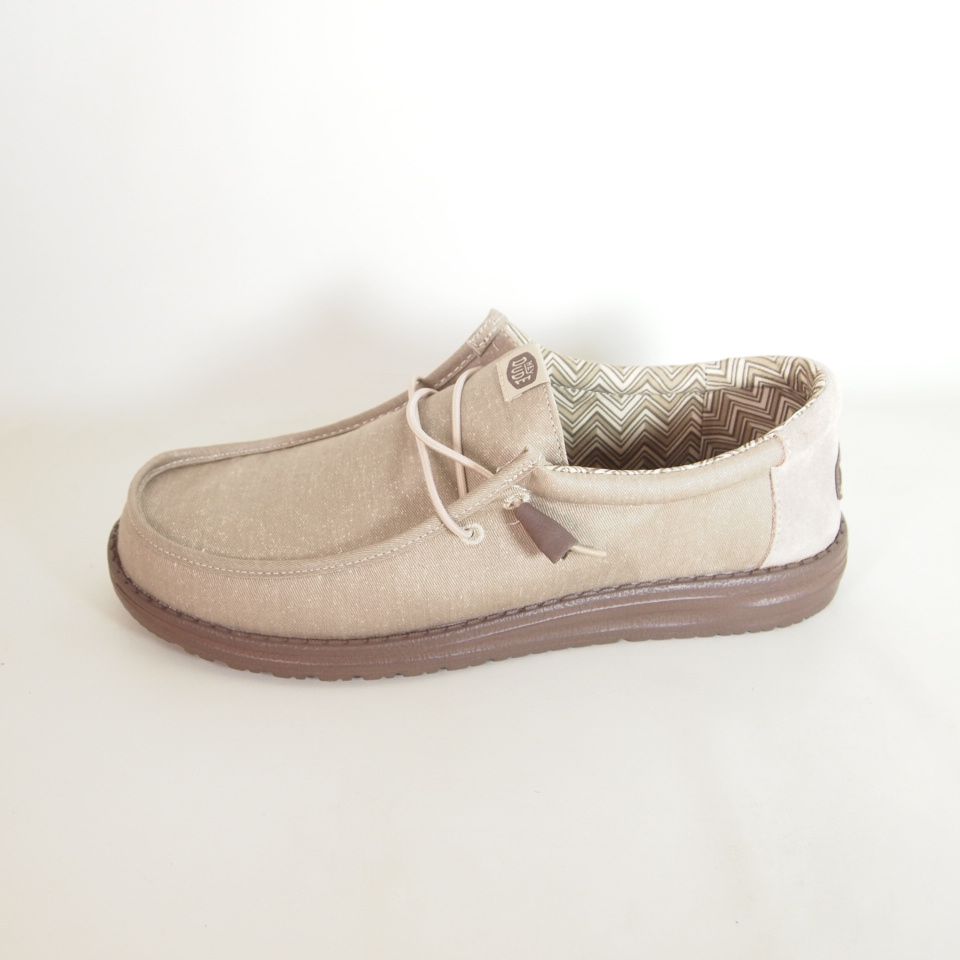 Zapato Hey Dude 44353-OPN Wally Stretch Canvas Block taupe 41