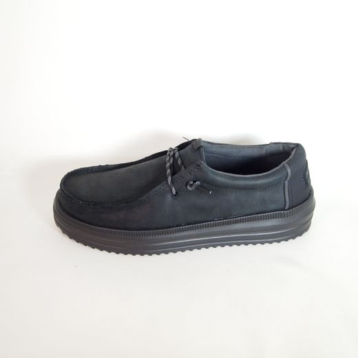Zapato Hey Dude 45847-060 Rev Tumbled leather Negro