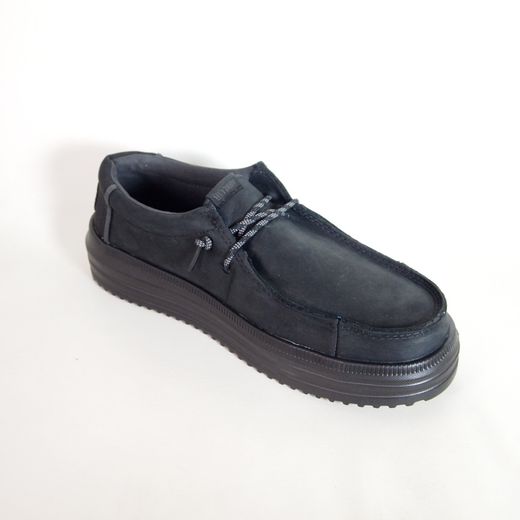 Zapato Hey Dude 45847-060 Rev Tumbled leather Negro