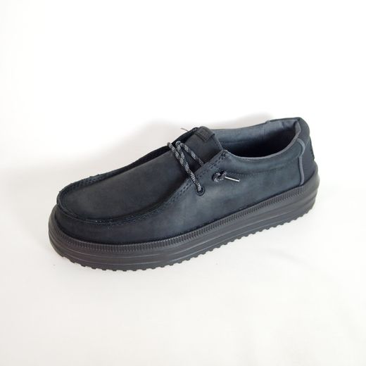 Zapato Hey Dude 45847-060 Rev Tumbled leather Negro