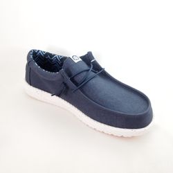 Zapato Hey Dude Hd40700 410 Wally Stretch Canvas azul