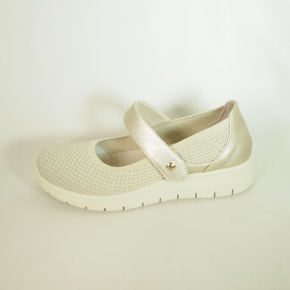 Zapatos Amarpies AMD 28398 Mercedes Platino 36