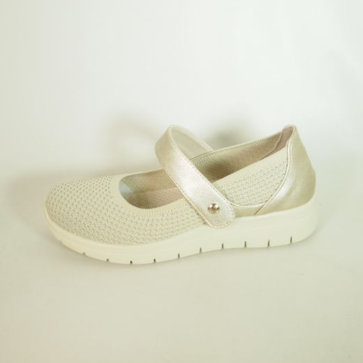 Zapatos Amarpies AMD 28398 Mercedes Platino