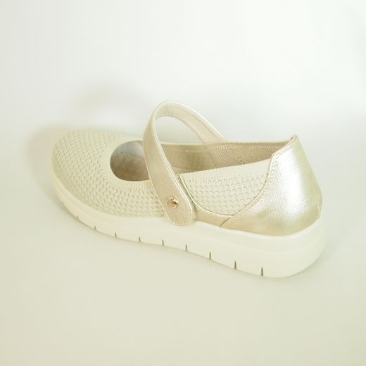 Zapatos Amarpies AMD 28398 Mercedes Platino