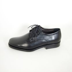 Zapatos de hombre con cordones en piel negra