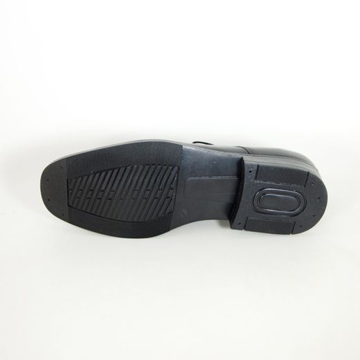 Zapatos de hombre con cordones en piel negra