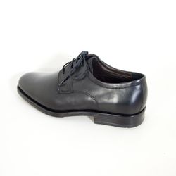 Zapatos de hombre con cordones en piel negra