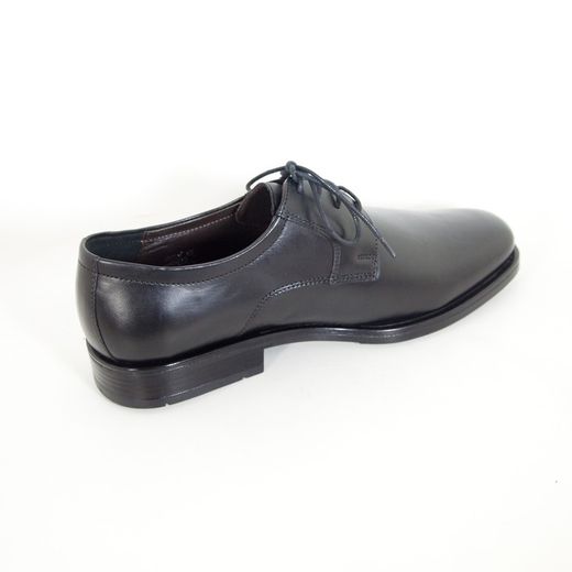 Zapatos de hombre con cordones en piel negra