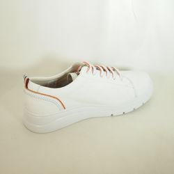 Zapatos Fluchos F1422 Pompas Blanco-Naranja