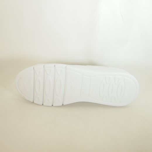 Zapatos Fluchos F1422 Pompas Blanco-Naranja